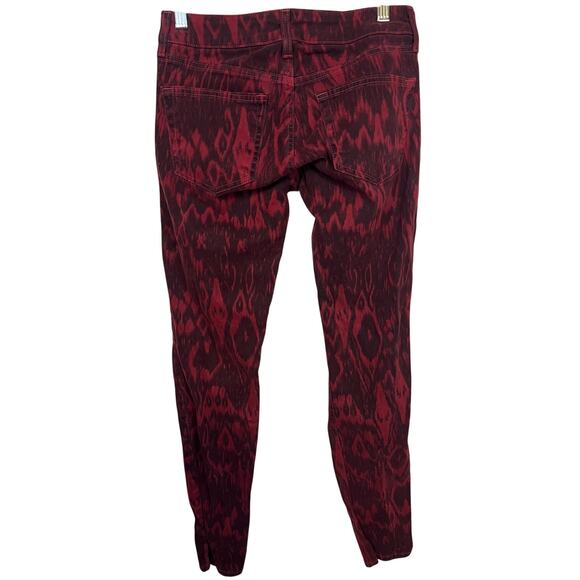 Chelsea & Violet Boho Ikat Print Statement Skinny Jeans Size 27 - Picture 3 of 4